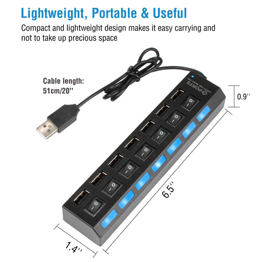 2.0  High Speed Multi-port USB Hub