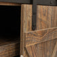 Rustic Style Farmhouse Sliding Barn Door TV Stand