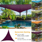 9.84ft Shade Sail Patio Cover Shade Canopy Camping Sail Awning Sail Sunscreen Shelter Triangle Cover