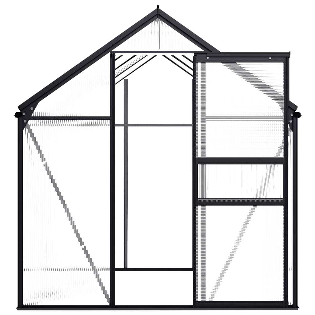 Greenhouse Anthracite Aluminum 51.1 ft²