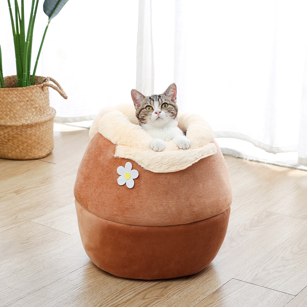Pot Shaped Cat Cave House / Bed