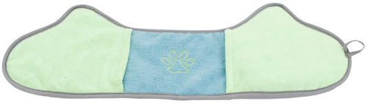 2-in-1 Hand-Inserted Microfiber Pet Grooming Towel and Brush