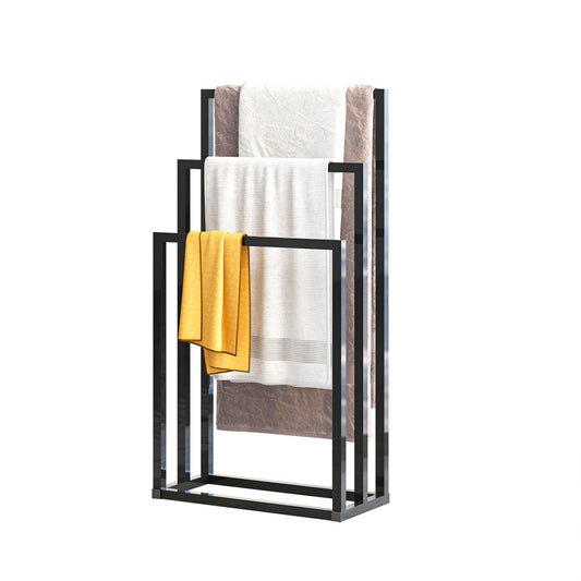 Metal Freestanding Towel Rack 3 Tiers Hand Towel Holder