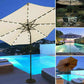 104 LEDs Solar-Powered String Light for Outdoor Patio Umbrella