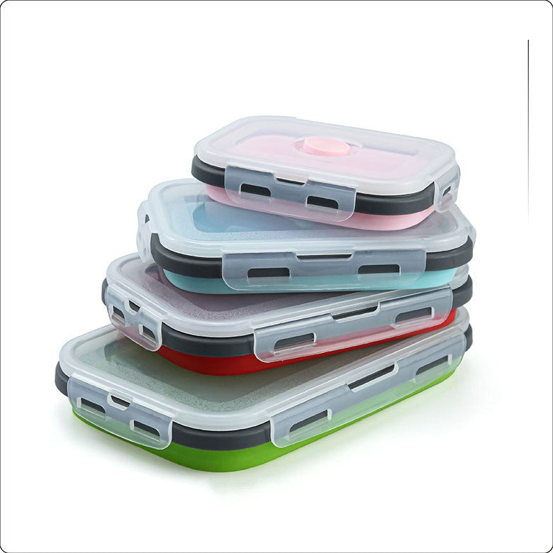 Reusable Storage Container with  Microwavable Serving Trays