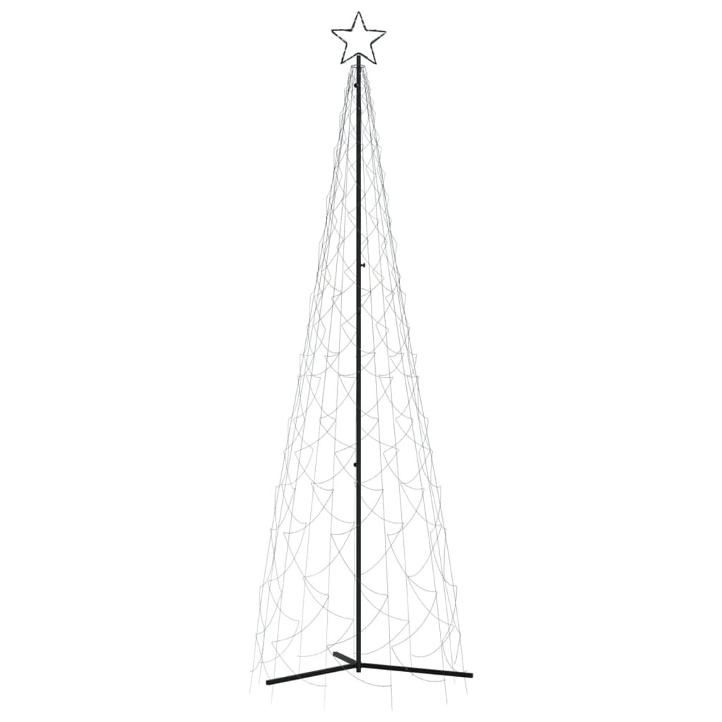 Christmas Cone Tree Cold White 500 LEDs 39.4"x118.1"
