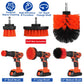 3Pcs/Set Drill Brush Power Scrubber Cleaning Brush