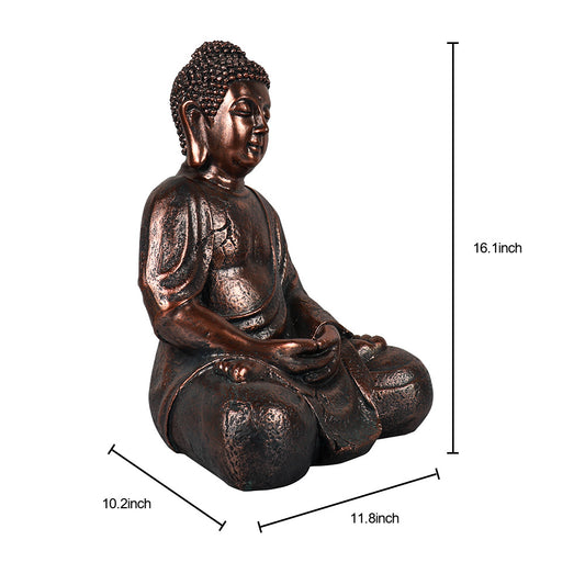 Zen Buddha Indoor Outdoor Statue for Yard Garden Patio Deck Home Decor