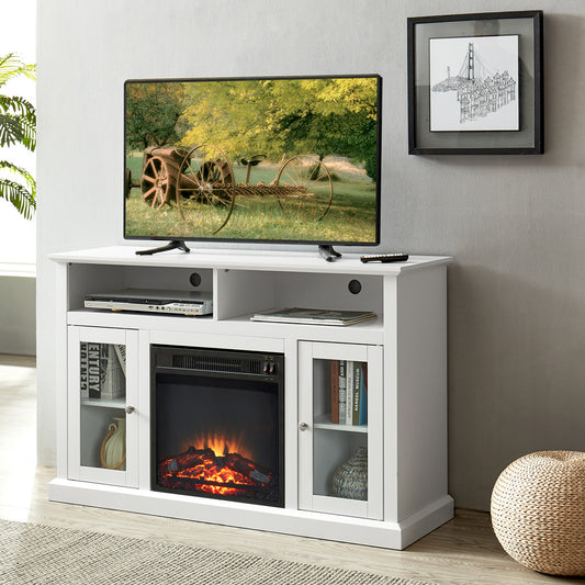 Modern Electric Fireplace TV Stand, Fit up to 55" Flat Screen TV