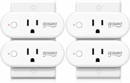 4Pack Mini Smart Plug Home WiFi Outlet Socket Work With Alexa Google Home