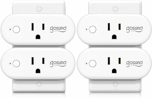 4Pack Mini Smart Plug Home WiFi Outlet Socket Work With Alexa Google Home