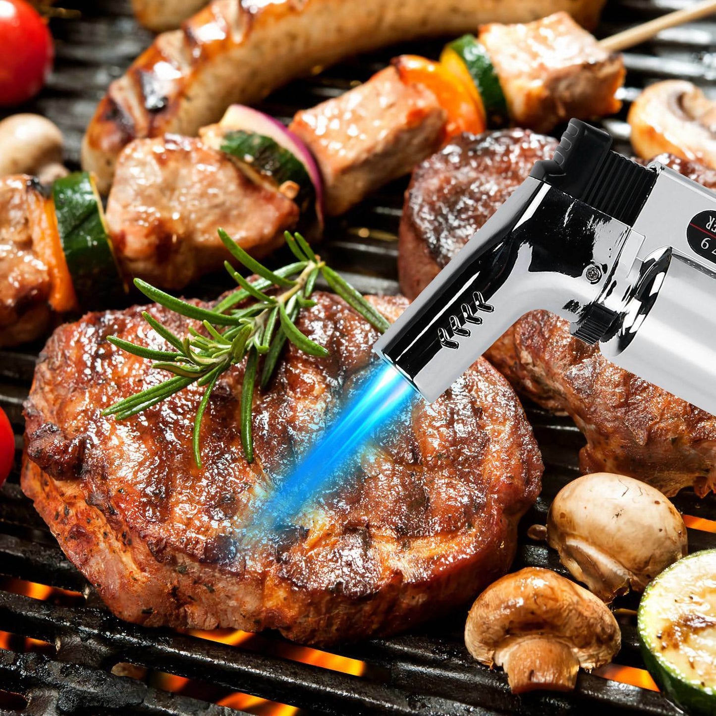 Culinary Butane Torch Lighter - Kitchen Cooking BBQ Torch  (Gas Not Included)