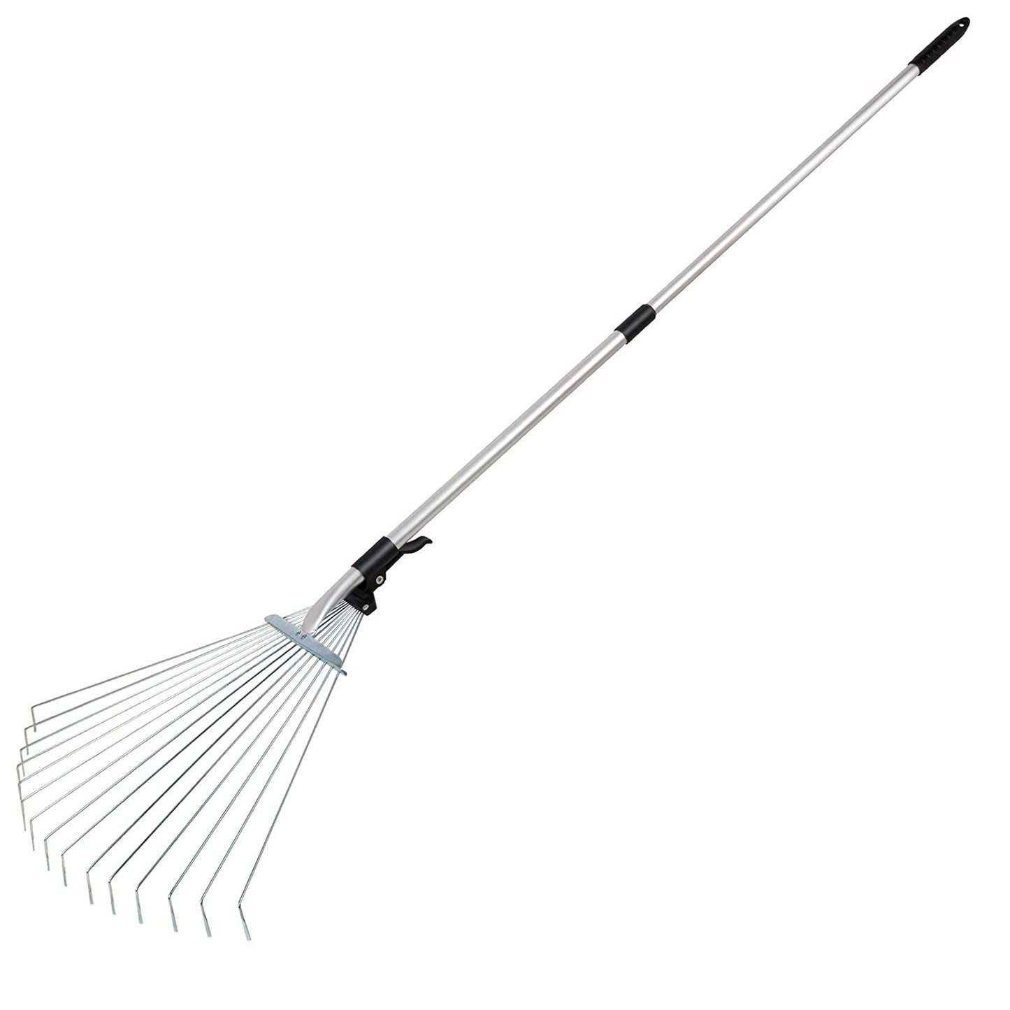 Expanding Stainless Steel Rake For Quick Clean Lawn Yard Garden
