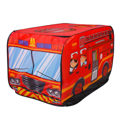 Pop Up Tent Fire Truck  Play House W/ Carry Bag